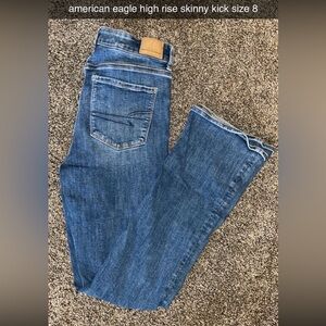 american eagle skinny kick jeans